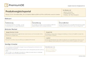 Vorschau des Onepagers „PremiumDE auf einen Blick“ – PDF öffnen